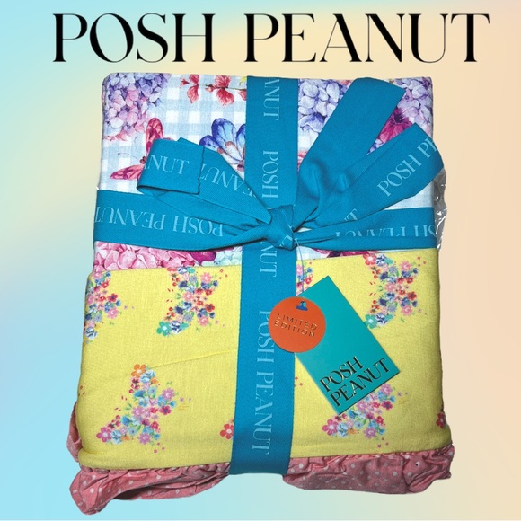 Posh Peanut Bedding New In Package Posh Peanut Nicolette Keira Luxe Ruffled Patoo Poshmark
